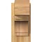 Ekena Millwork Merced Block Rough Sawn Outlooker, Western Red Cedar, 6"W x 12"D x 12"H OUT06X12X12MRC05RWR - alternate 3